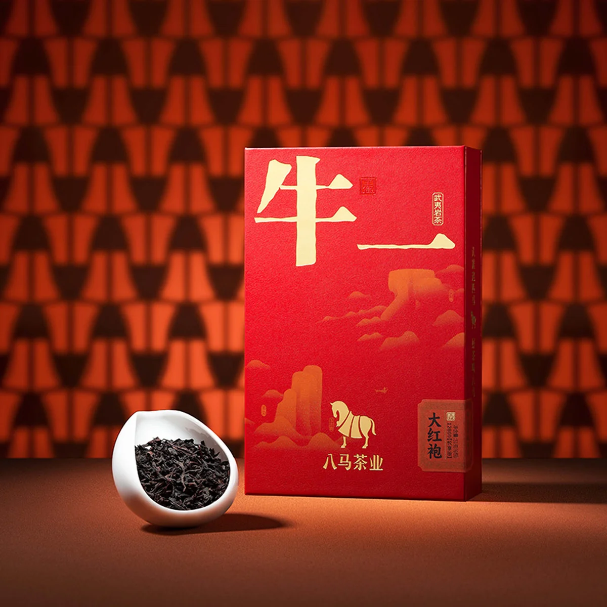【中国直邮，时效7-15天】八马茶业 牛一12800【悦享版】·武夷岩茶·大红袍 51g 6包