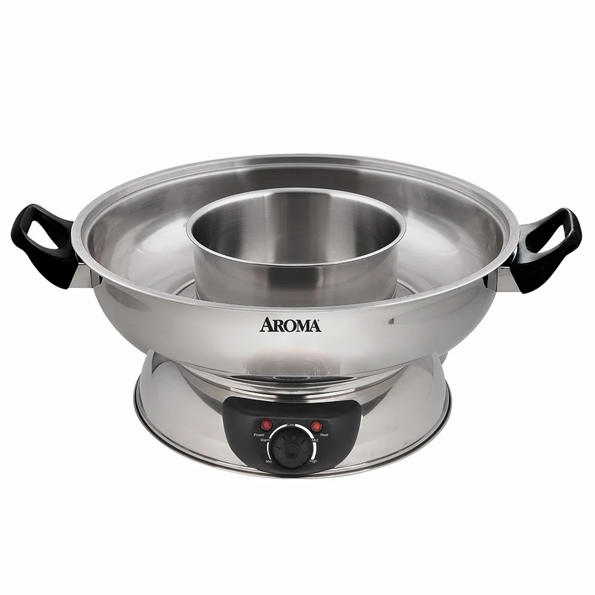 AROMA 5-Qt Electric Shabu Shabu Hot Pot ASP-600