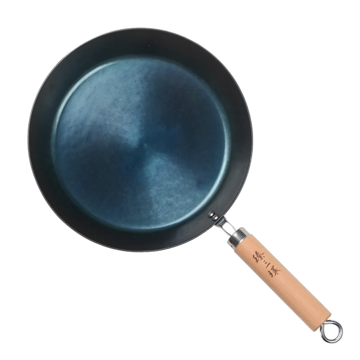 Zhensanhuan Authentic Zhangqiu Iron Pan Handmade Frying Pan Uncoated, Less Oily Smoke 28cm