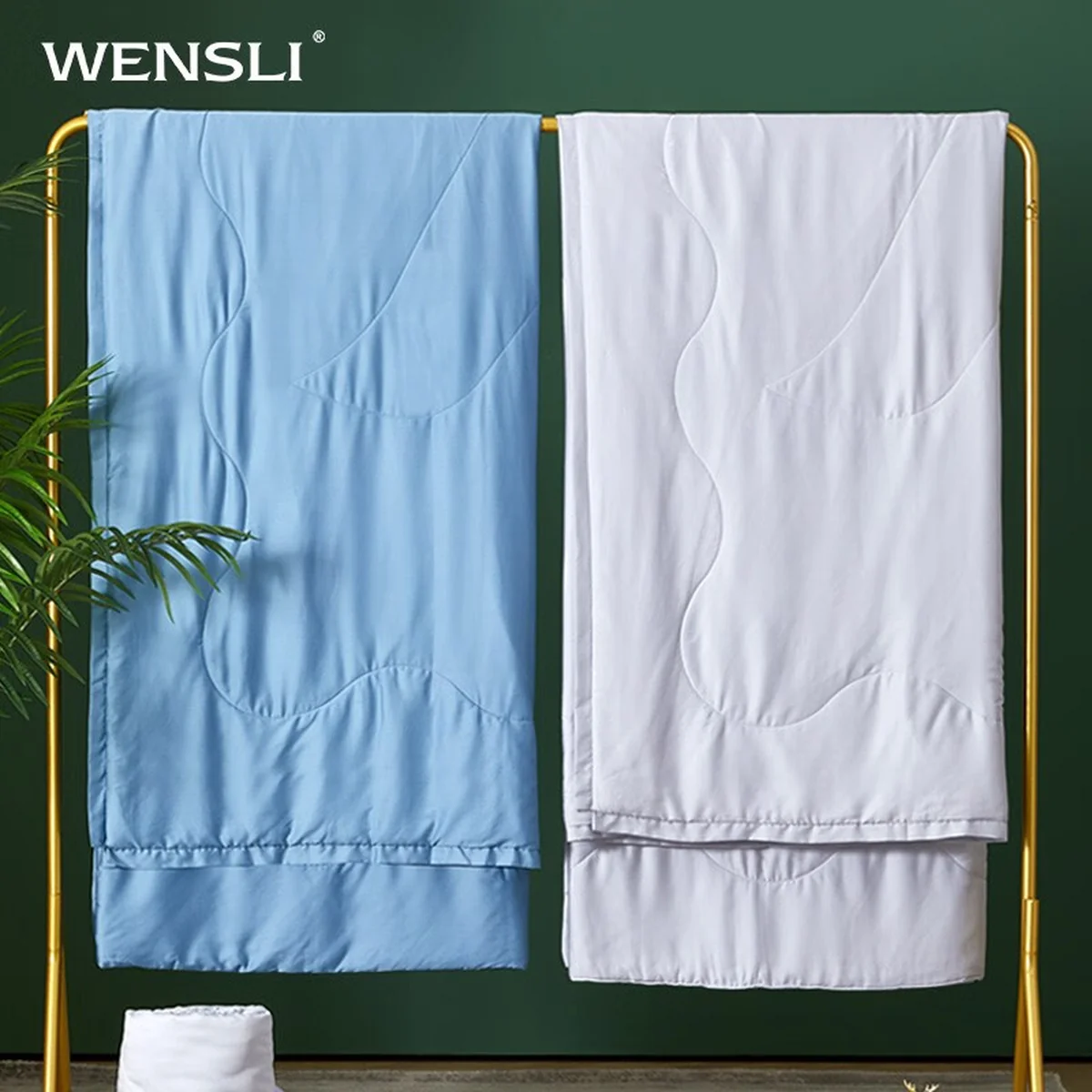 Wensli silk quilt, washable, spring and autumn quilt, air conditioning quilt, nap all year round, quilt summer mulberry silk
