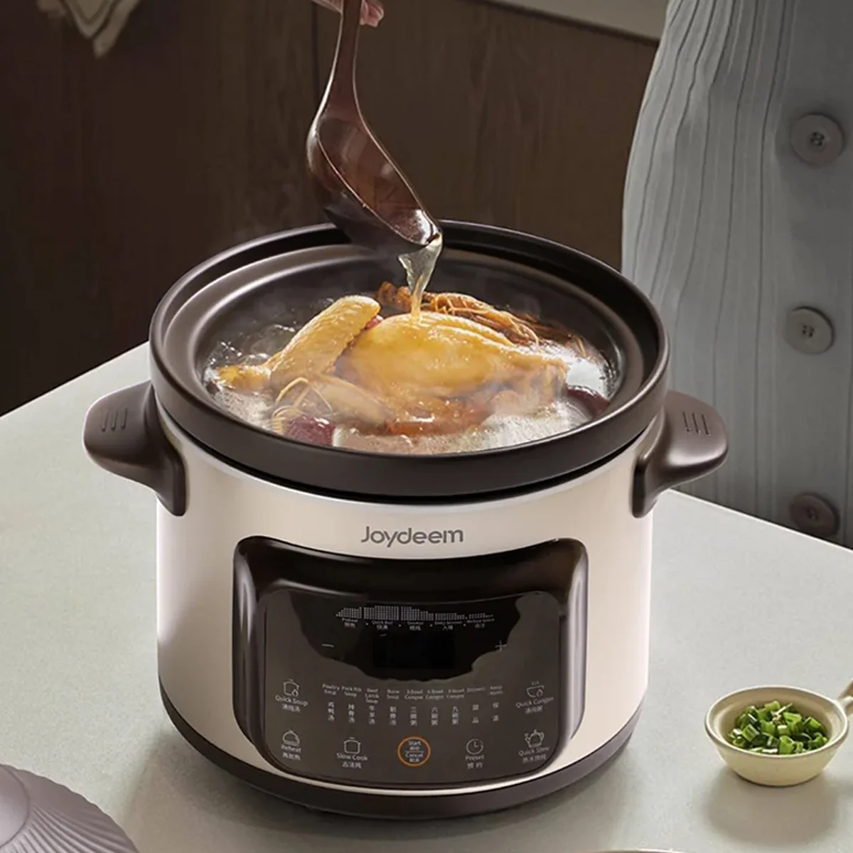 Joydeem多功能电炖锅 DDG-A500 原矿紫砂内胆 智能预约5L