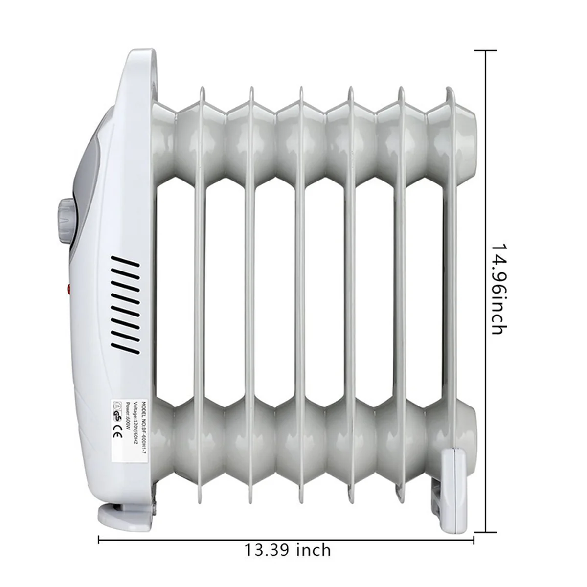 Homeleader Electric Panel Heater GH-15F, Crystal Glass Flat Convector Heater with LED Screen and Remote Control, 1500W