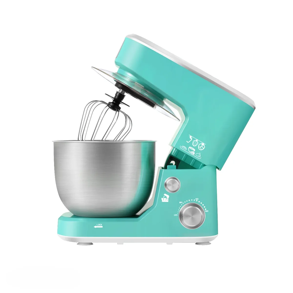 CUSIMAX多功能立体厨师机倾斜头电动搅拌机家用和面机奶油机搅拌机5QT  CMKM