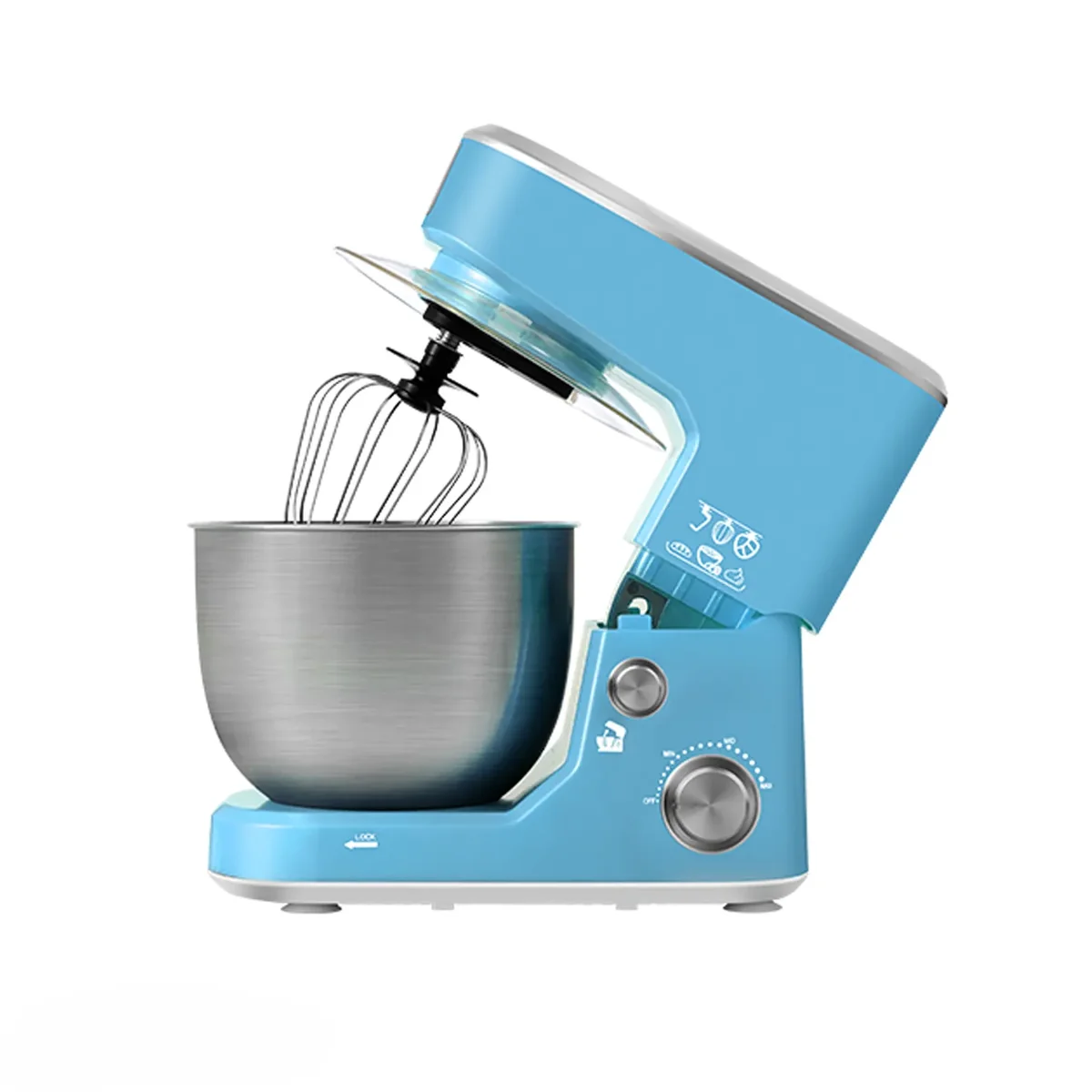 CUSIMAX多功能立体厨师机倾斜头电动搅拌机家用和面机奶油机搅拌机5QT  CMKM