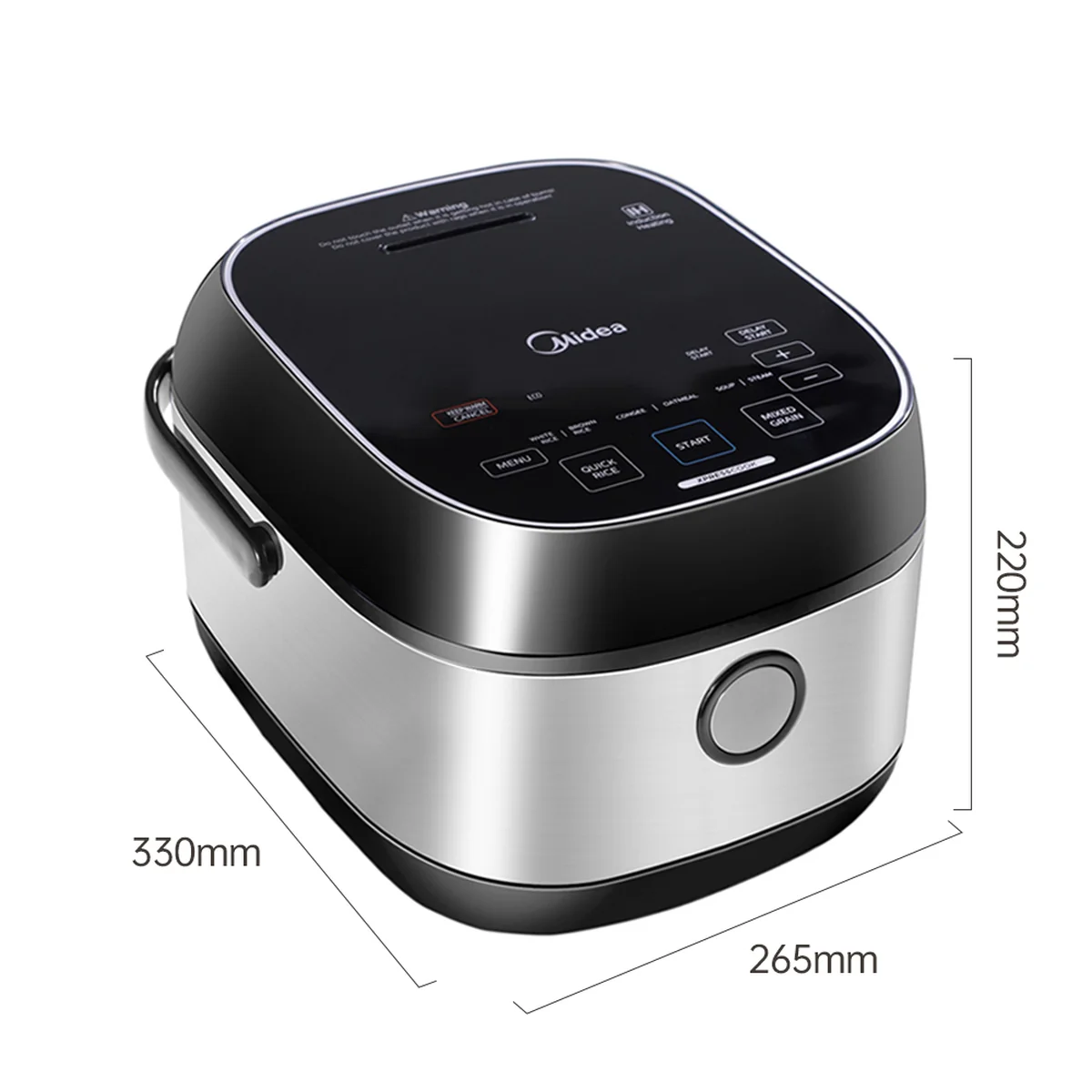 Midea high-end intelligent IH rice cooker ,Multi-layer thick pot liner can be scheduled and reserved, 3L