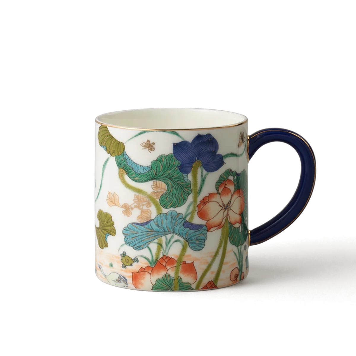 [China Direct Shipping, 10-15 days] Auratic China Porcelain Yongfengyuan Happiness Tea Cup (350ml)