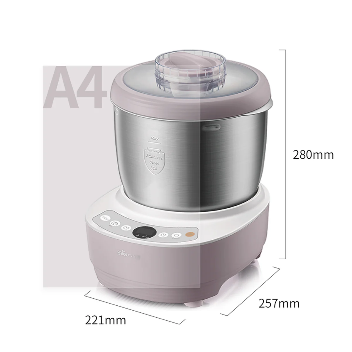 Bear Noodle Machine 3.5L Household Small Fully Automatic Kneading and Awakening Constant Temperature Fermentation Machine HMJ-A35M1