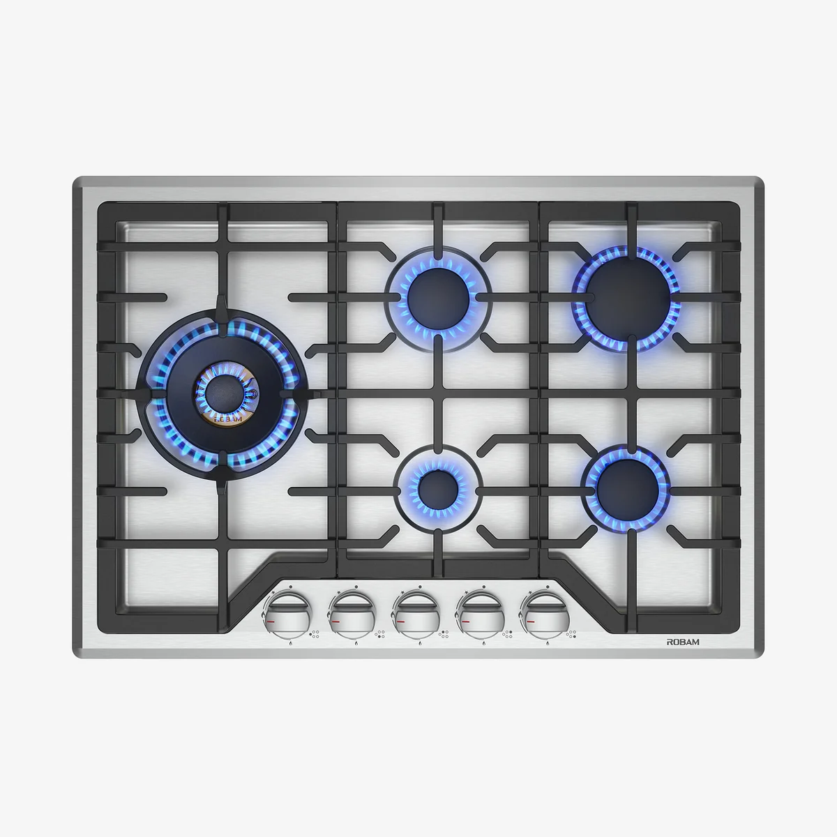 ROBAM High-power five-eye gas stove G513, Pure copper burner, Gathering Ring Fierce