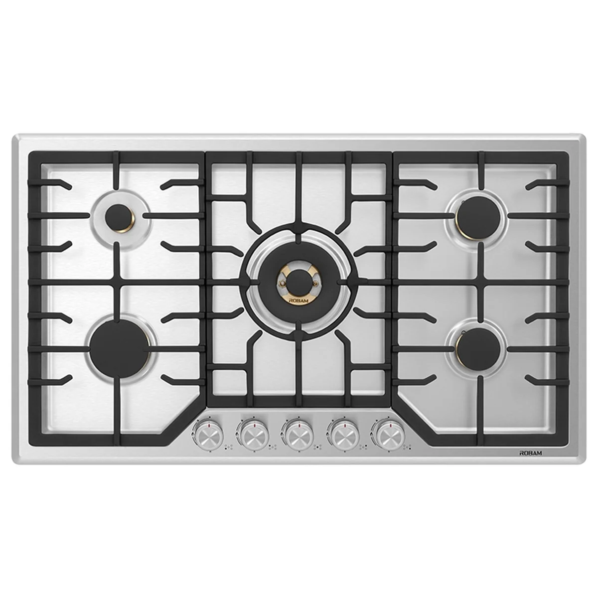 ROBAM High-power five-eye gas stove G515, Pure copper burner, Gathering Ring Fierce