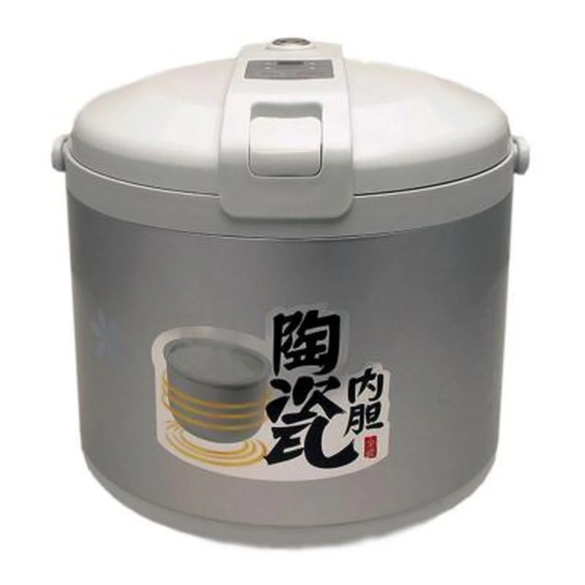 Hannex RCTJ300S Ceramice Rice Cooker, 3 L, White