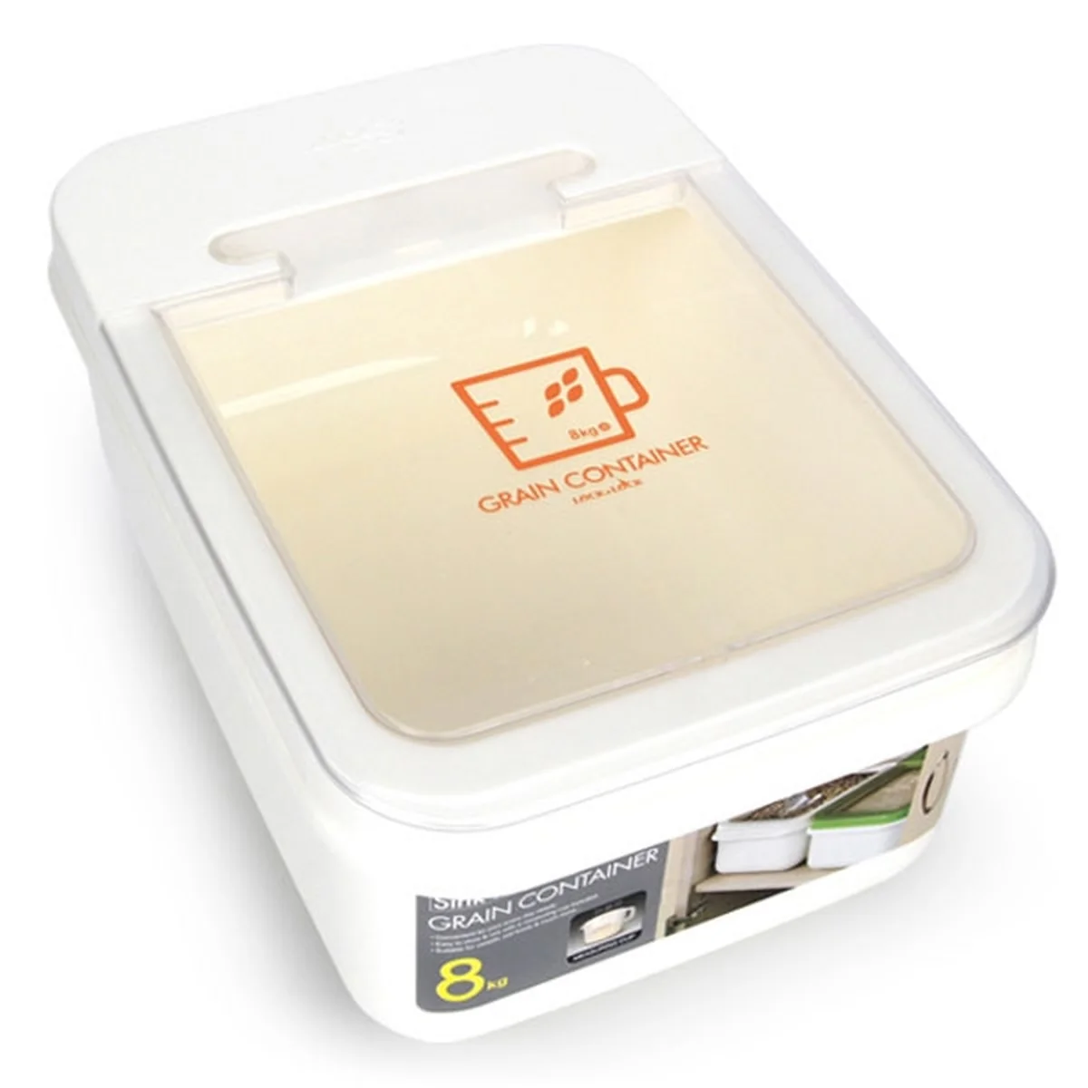 Lock & Lock  Grain Container  HPL530G 10L (8kg) green white