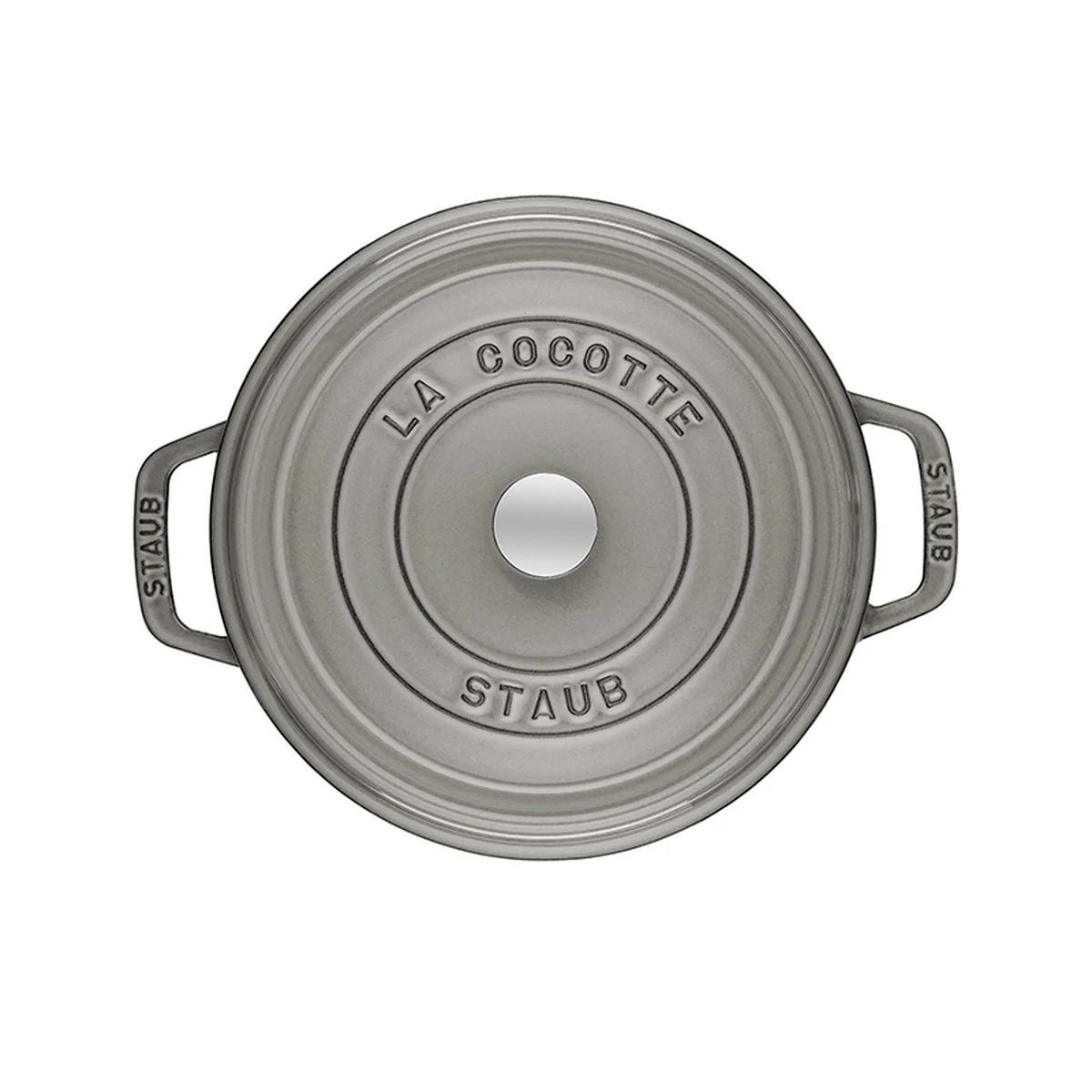 STAUB 家用珐琅锅铸铁锅焖炖锅 锁水保鲜 不挑炉灶 2.75QT 三色可选-石墨灰