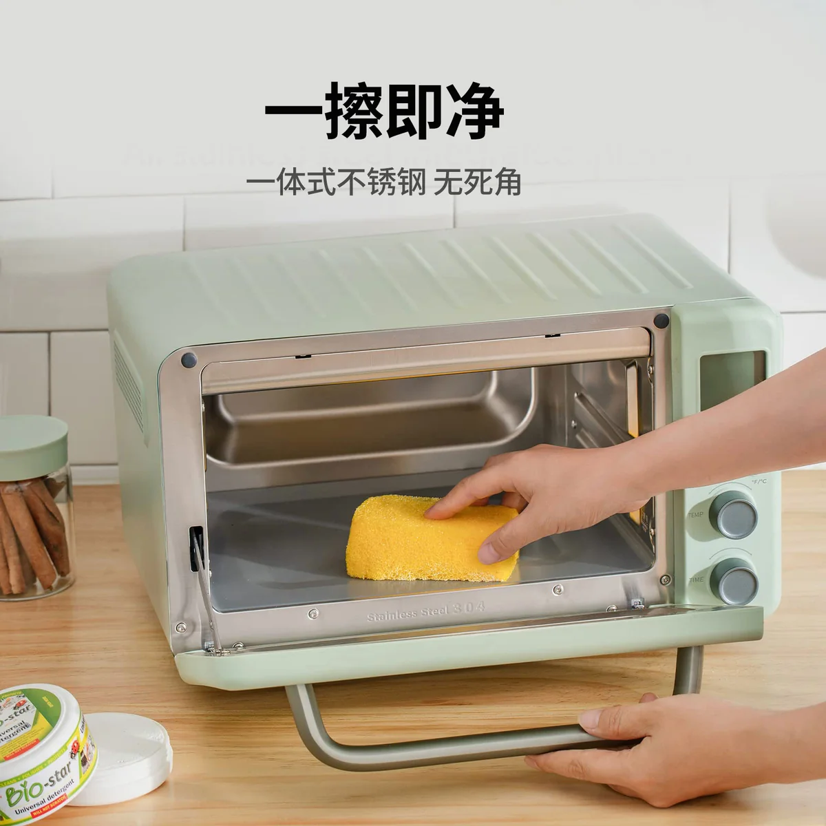 Buydeem Household Electric Oven Multifunctional Mini Oven Pure Oven Two-Color Optional Small and Does Not Occupy 11.5L T10