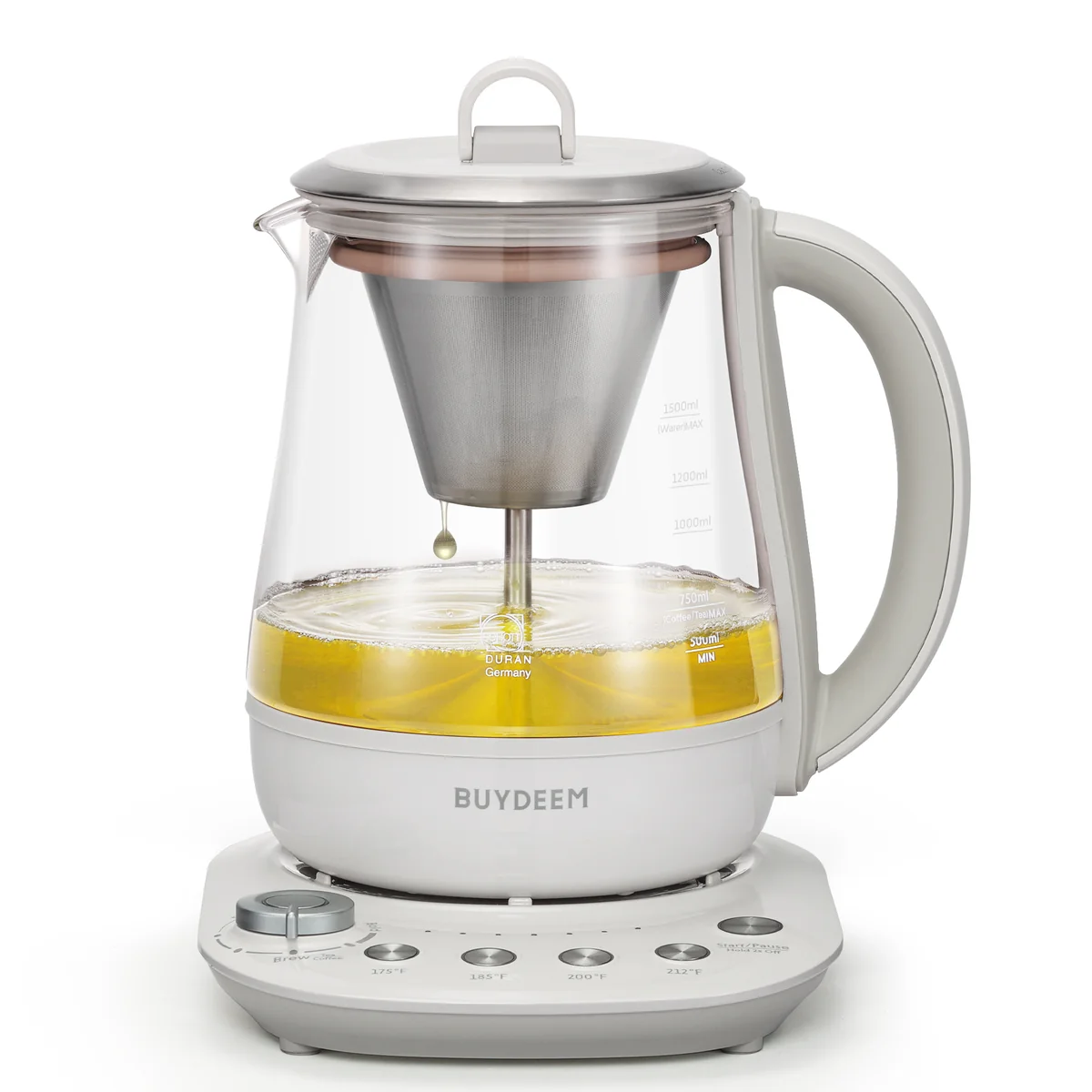 Buydeem Tea Extraction Health Pot, 1.5L Professional Tea Extraction Boiler, Multi-function Tea Brewing Pot K156