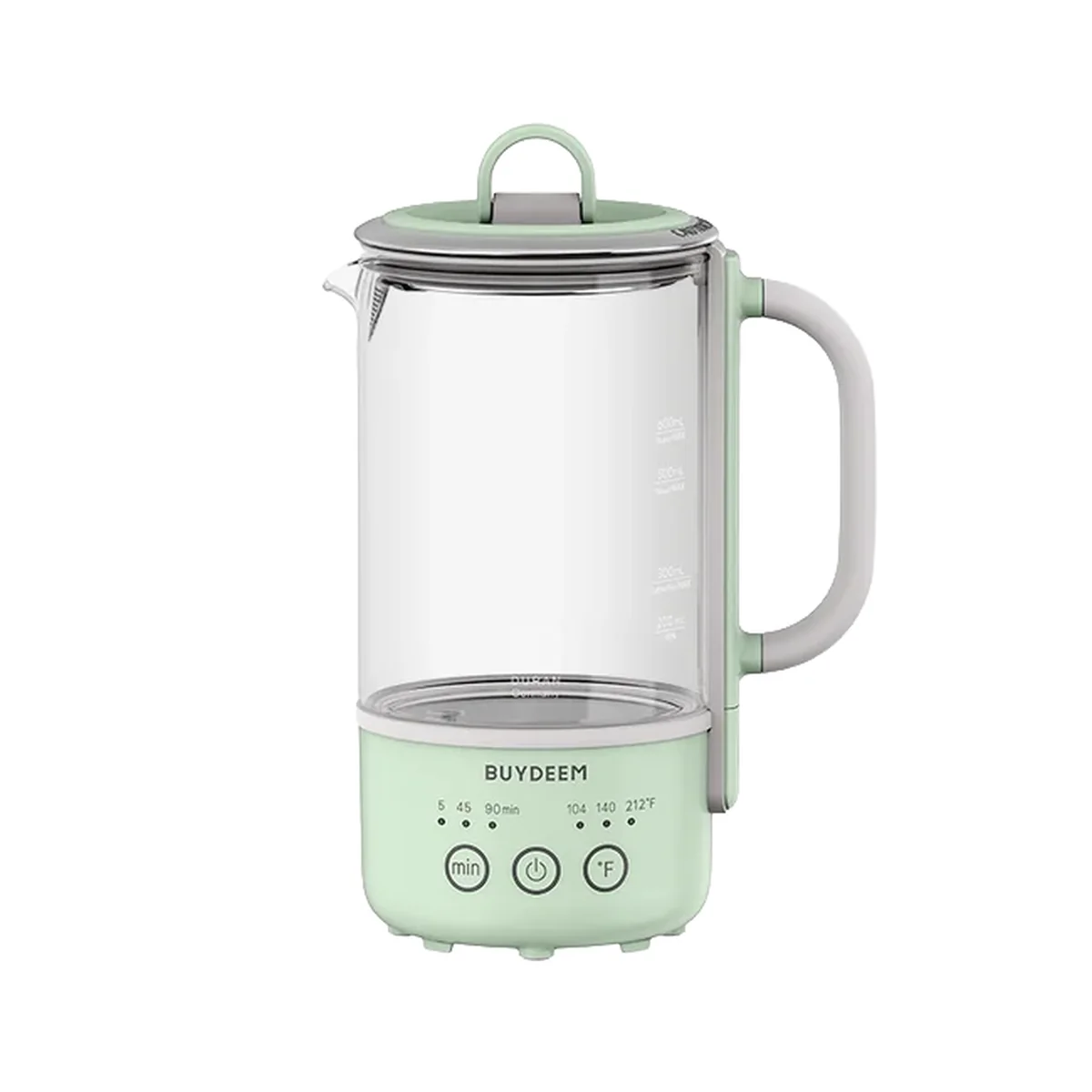 Buydeem mini kettle cooker K313,mini health pot ,Light and small,green
