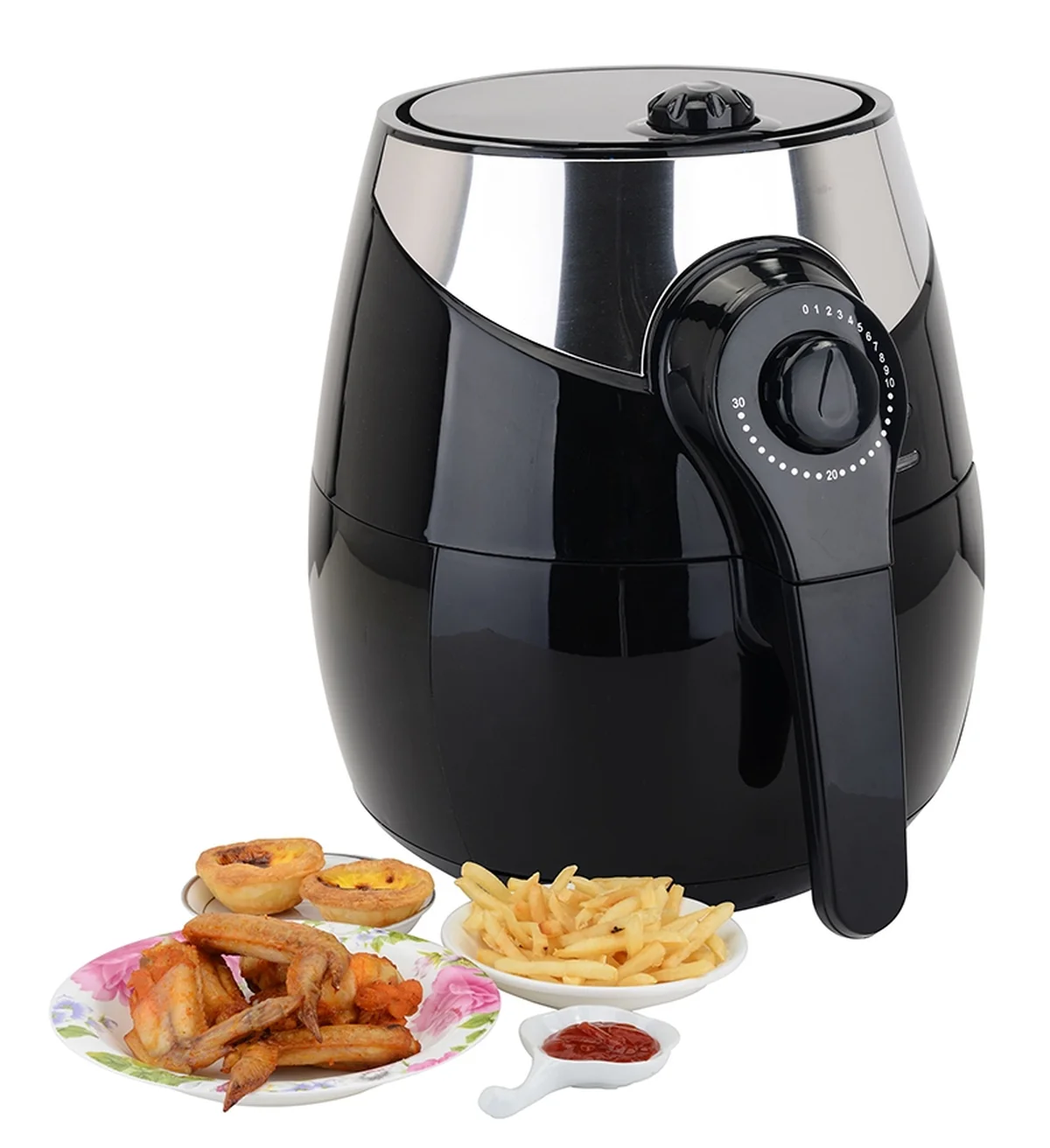 Aobosi Multi-Functional and Versatile -2.6 Quart Air Fryer KAF-1300T1-  BLACK