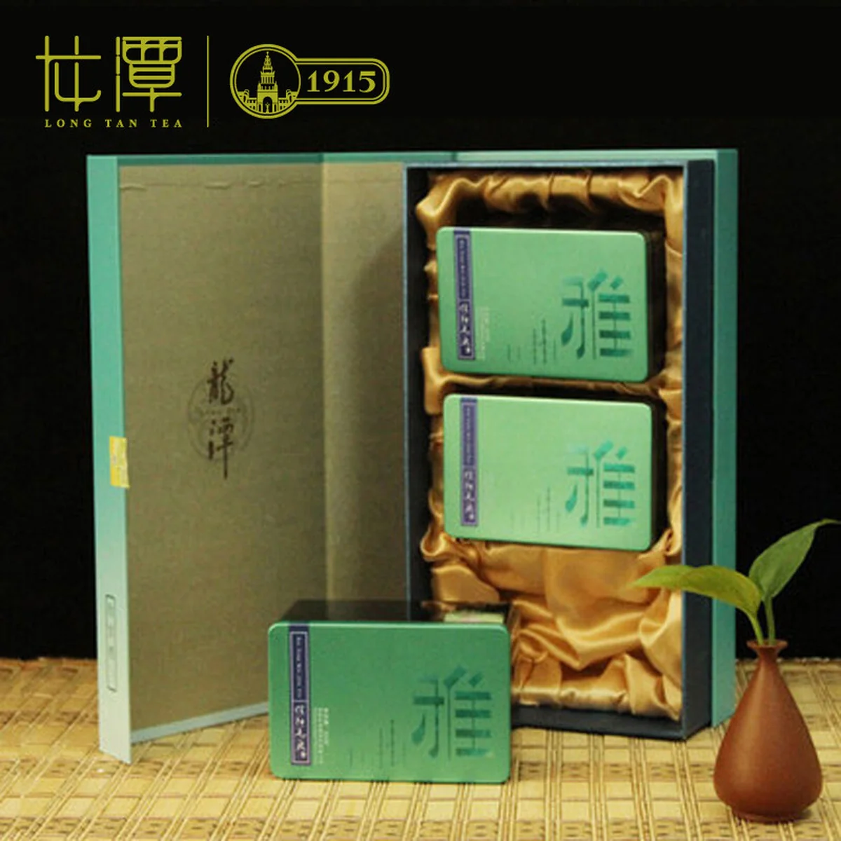 【中国直邮，时效5-12天】龍潭（LONG TAN）百年龙潭信阳毛尖雨前一级头采正宗原产雅240克礼盒