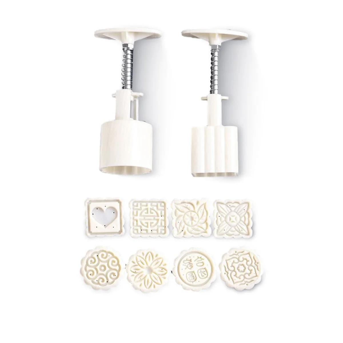 Magic Kitchen, Pressed Mung Bean Cake Mould, Mooncake Printing Mould, 50g, MH-MKZ007, Food Grade Material, 8 Patterns