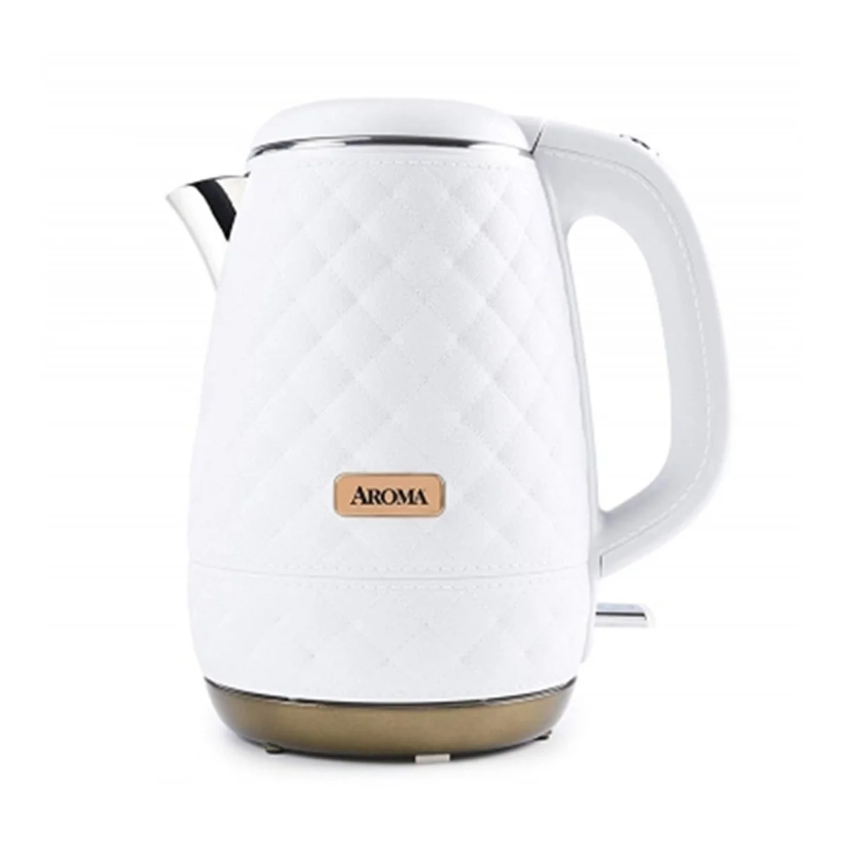Aroma 家用电热水壶 AWK-3000 医用级316不锈钢 双层隔热  双色可选 1.2L-白色