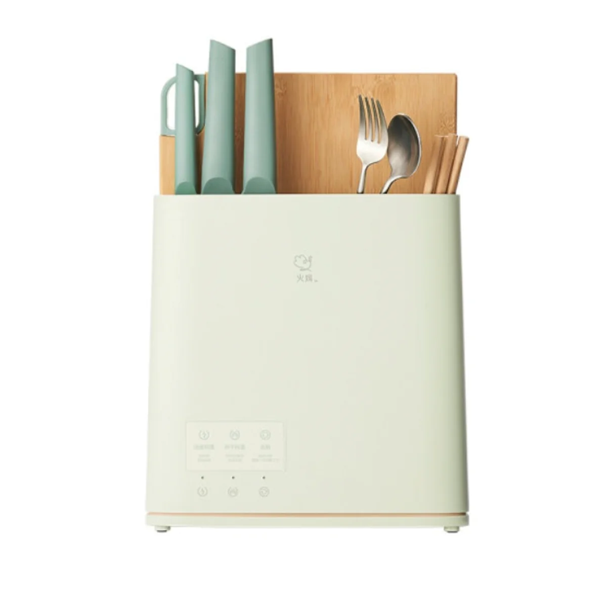 Robam Fully automatic intelligent disinfection knife holder chopsticks sterilizer Green KR-65  Sterilization drying smart security