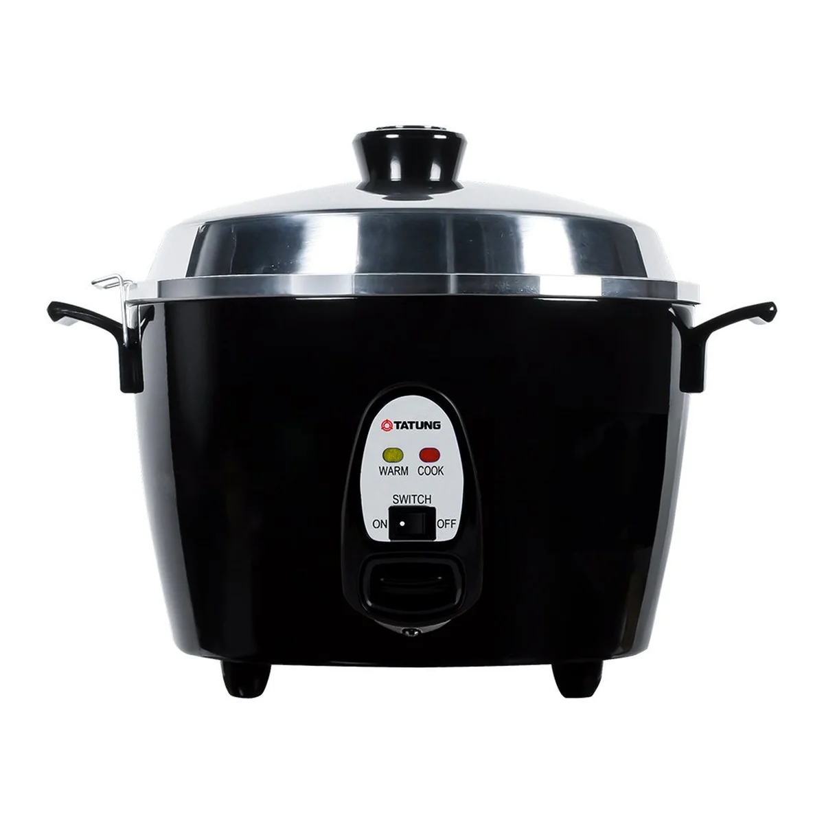 Tatung TAC-10GS-BL 4L/10 cups uncooked Multi-Functional Aluminum Rice Cooker, Black TAC-10GS-BL
