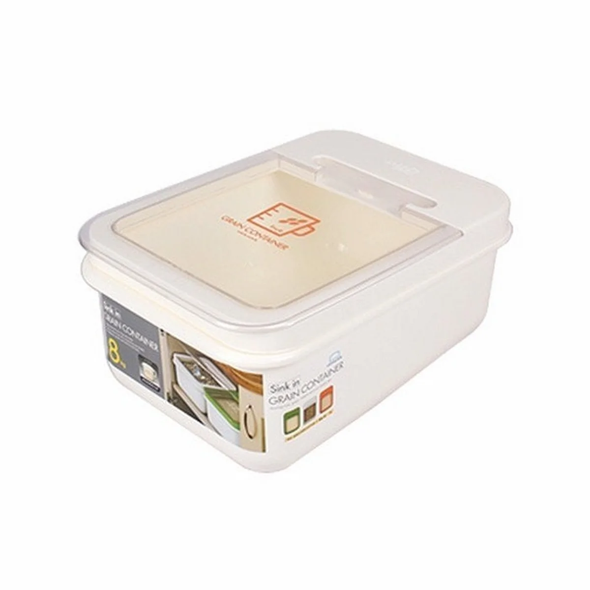 Lock & Lock  Grain Container  HPL530G 10L (8kg) green white