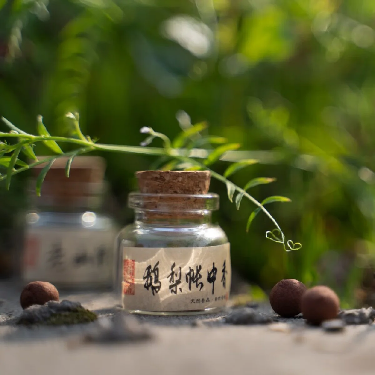 【中国直邮，时效10-15天】物藏堂古方蜜制手工香丸随身佩戴香囊球6颗装2瓶-鹅梨帐中香