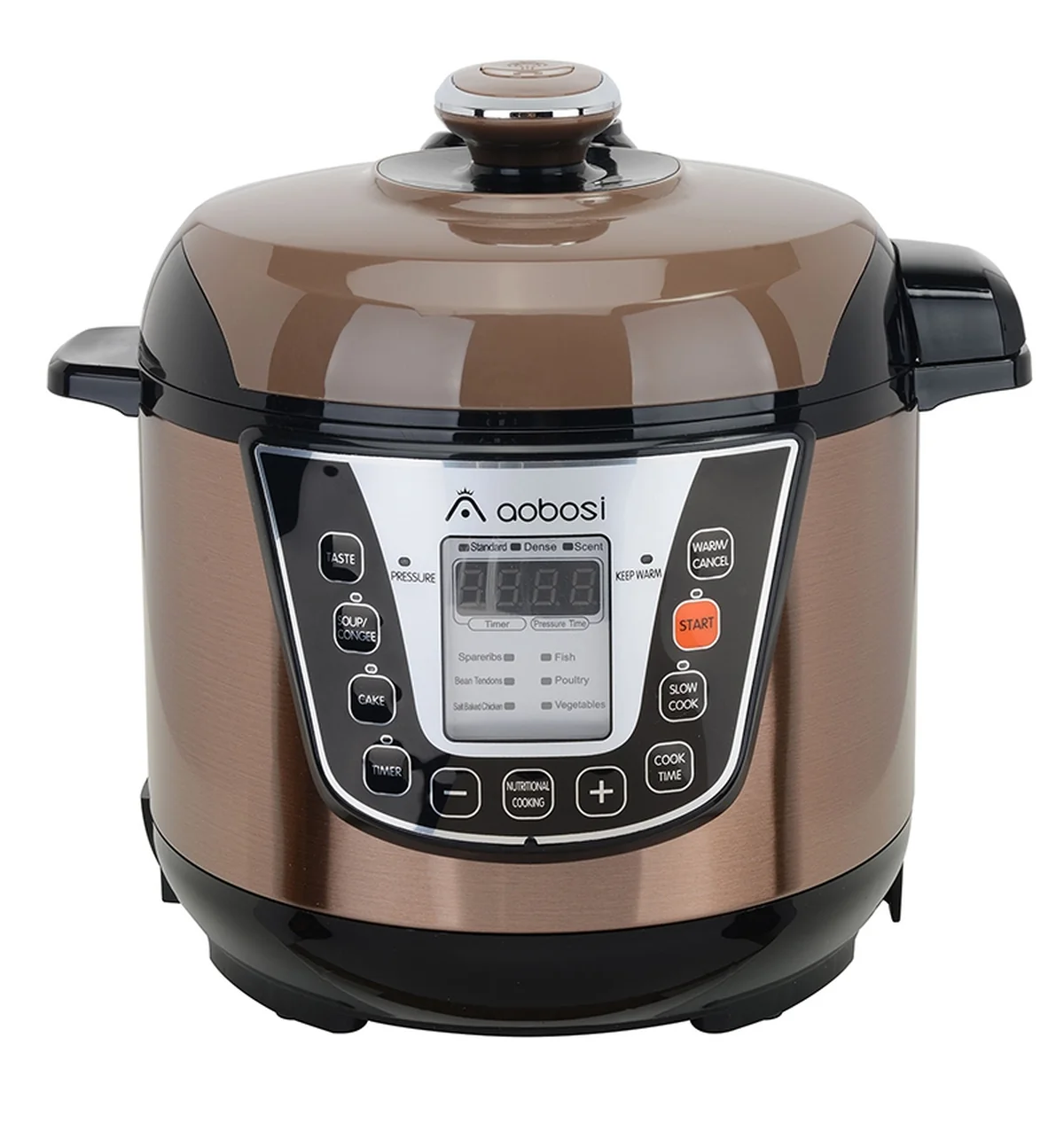 Aobosi YBW30-80Q Programmable Pressure Cooker 3Qt/800W Non-Stick Cooking Pot Digital Cooker