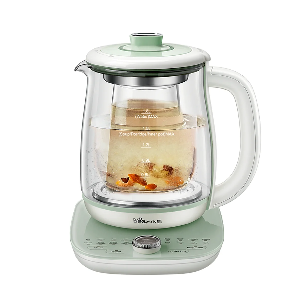 Bear, Multifunctional Health Pot, YSH-C18S2, Soft Stew and Cook, 1.8L