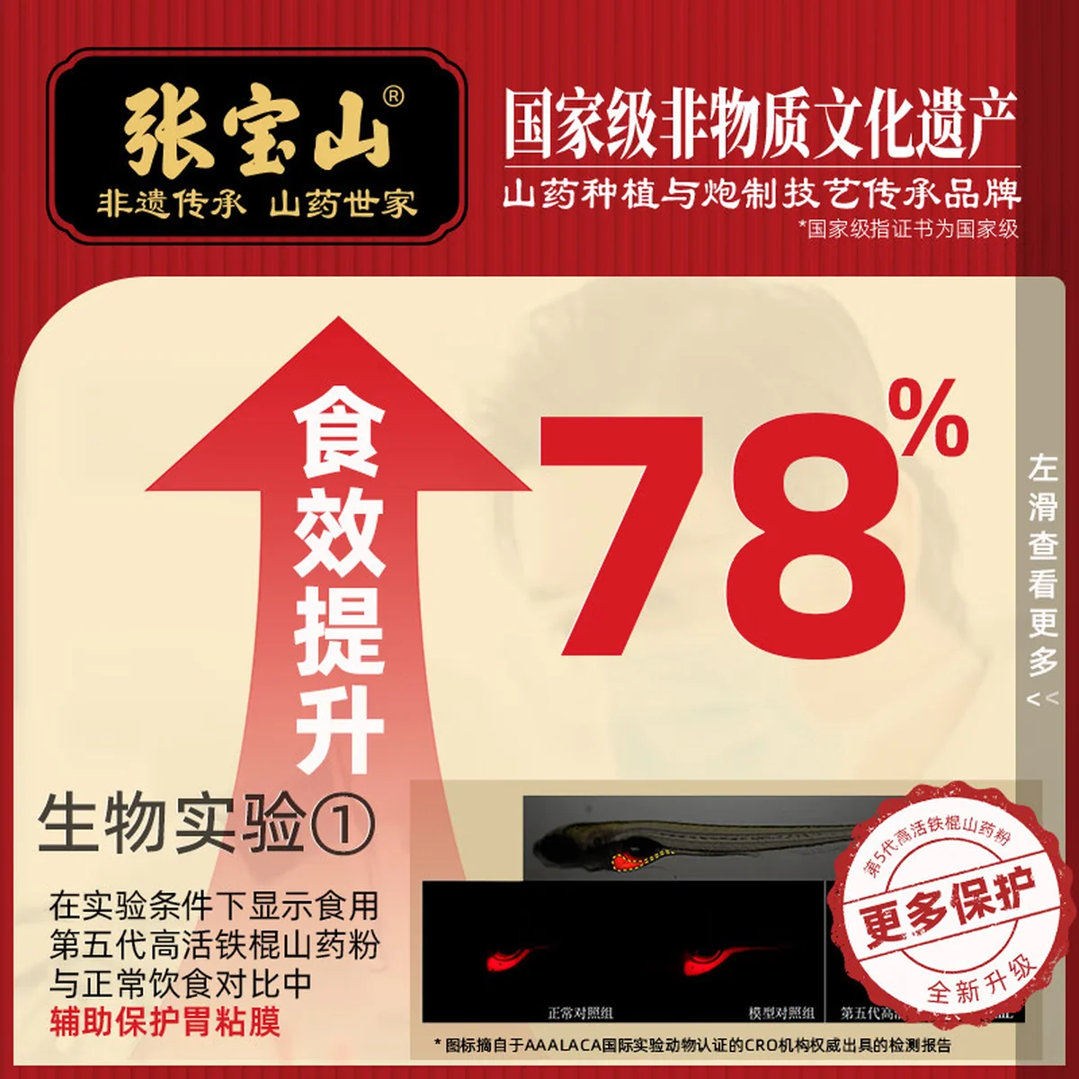 【中国直邮，时效7-15天】张宝山 铁棍山药粉600g 怀山药干粉早餐代餐粉送礼老年人营养品河南特产