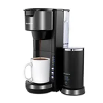 Sincreative Automatic Home Coffee Machine  KCM207 Automatic Milk Frothing K CUP/Coffee Powder Combo Three Colors Optional