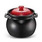 ASD, Natural ceramic casserole soup pot, Health pot, RXC60C1J, Rapid cold and rapid, Heat is not easy to crack, Heat storage and insulation, 6.0L