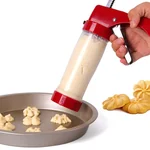 Baijie Baking tools, Butter Cookies Decorating Gun, 22 flower types, Can be disassembled