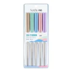 Suncha 304 stainless steel chopsticks with Color stitching non-conductive  5 pairs