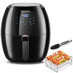 Secura Fully Automatic Air Fryer YJ-702A LCD Display Oil-free Cooking 6.3Qt