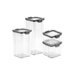 Lifease, Food Storage Container, 12-Piece Set, Sealed Moisture-Proof, Four Sizes
