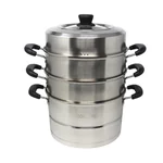 Concord four-layer stainless steel steamer SAS Large capacity Easy to clean Heat transfer fast