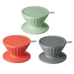 Buydeem drip-type brew coffee filter cup, coffee filter, with filter without filter paper, portable and enjoyable, three colors are available