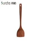 Suncha, Household chicken wing wooden spatula,Flat shovel, Natural wenge wood,Don't hurt the pot