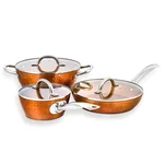 CONCORD fragrance luxury - hammer printing non-stick kitchen set non-stick pan high value