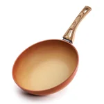 Amercook复古陶土系列不粘炒锅 复古陶土色 28cm