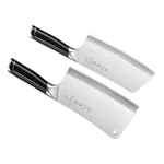 Shibazizuo, Dianrui triple steel double knife suit（Bone Chopper+kitchen knife）, not easy to rust, durable