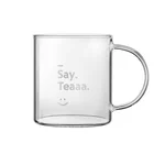 Buydeem Glass Tea Cup Glass Jar 350ML