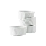 Tuxton Home Baking small baking cup, Simple and elegant ，Quality porcelain，6 piece set
