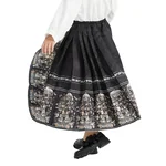 【China Direct Shipping, 10-15 days】Year's Clothing Line Cloud Painting Theatre Horse Face Dress Mother and Daughter Parent and Child Positioning Printing Patterns Subtlety Three colours available