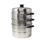 Concord four-layer stainless steel steamer SAS Large capacity Easy to clean Heat transfer fast