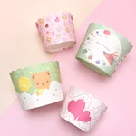 Zhanyi, Baking muffin paper cups, Cake cups,High temperature resistance, Easy to demould, 100 pieces
