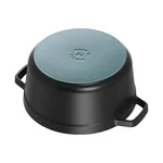 STAUB 家用珐琅锅铸铁锅焖炖锅 锁热保温 不挑炉灶 4QT 双色可选