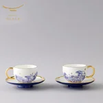 Auratic, Mr. Porcelain Sea Pearl, 4 Pieces Coffee Cup, Tea Cup 140ml*2