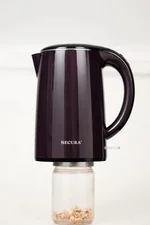 Secura stainless steel double-wall electric kettle swk-1701db double-layer anti-hot 1.8qt two-color optional
